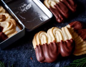 Biscuits Spritz, ou sablés viennois de Noël
