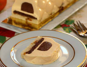 Bûche orange chocolat