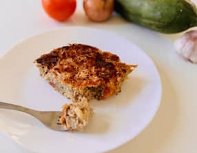 Gratin de papaye verte