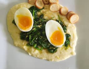 Œufs à la florentine de Cyril Lignac