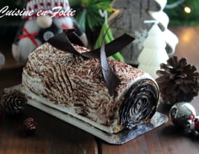 Bûche au café, rapide et facile