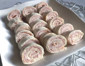 Wraps apéritifs jambon et St-Môret