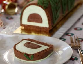 Bûche chocolat menthe n°2