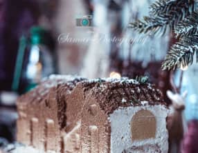 Bûche exotique noix de coco et mangue