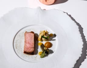 Côte de veau, artichaut et sauce Foyot