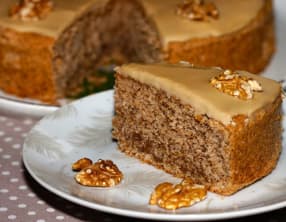 Grenoblois ou gâteau aux noix et au café