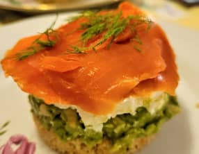 Cheesecake au saumon fumé