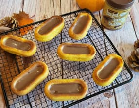 Moelleux au potimarron et à la pâte à tartiner