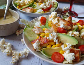 Salade Gourmande au Pop-Corn