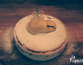 Torta ricotta e pere