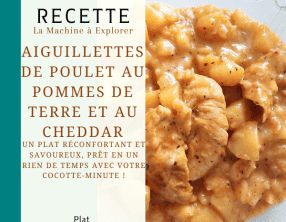Poulet aux pommes de terre et cheddar