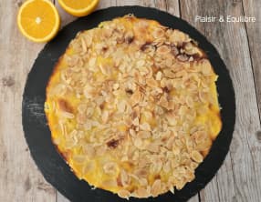 Gâteau à l’orange recouvert d’une crème à l’orange