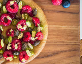 Cookie XXL pistache framboise