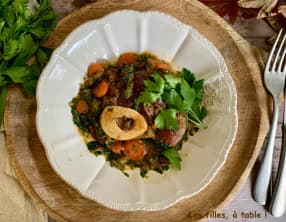 Osso buco à la milanaise