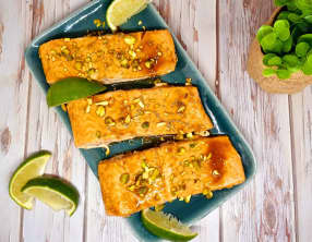 Pavés de saumon au sirop d'érable et à la bière