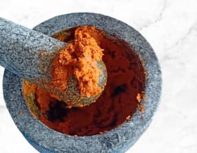 Pâte de curry rouge maison