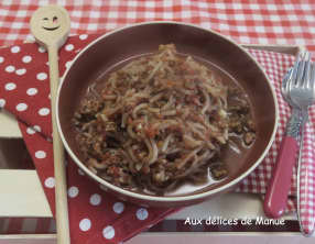 Konjac façon bolognaise