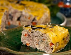 Omelette vietnamienne cuite à la vapeur