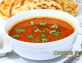 Soupe au blé vert concassé