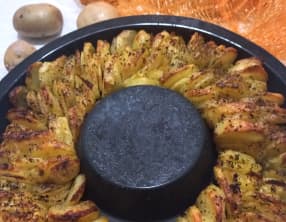 Gratin de pommes de terre façon chips