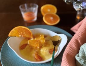 Gratin d’oranges sanguines à la fleur d’oranger