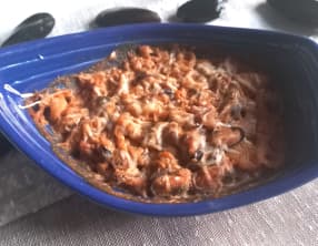 Gratiné de fruits de mer à la bisque de homard