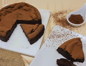 Fondant cacao et haricots rouges