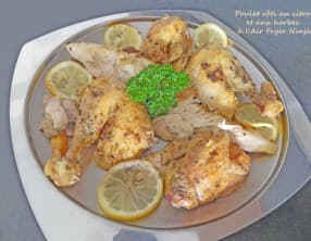 Poulet rôti au citron et aux herbes à l'Air Fryer Ninja
