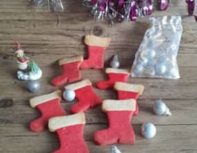 Biscuits de Noël "Les bottes du Père Noël"