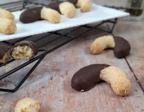 Biscuits Lune coco chocolat