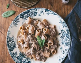 Pâtes au Boursin et viande hachée