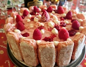 Charlotte aux framboises