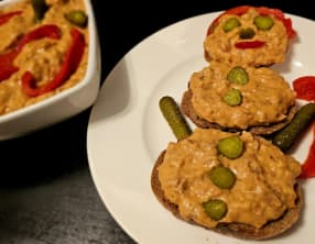 Purée de haricots cocos à l'oignon et à l'ail