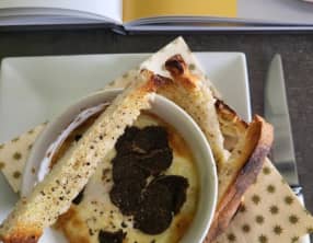 Œufs cocotte aux truffes de Pierre-Louis Marin