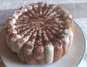 Charlotte à la vanille façon tiramisu
