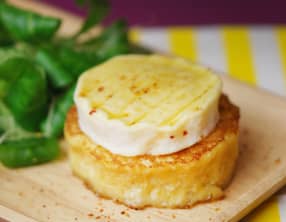 Pain perdu aux épices douces et Cabécou du Périgord moelleux