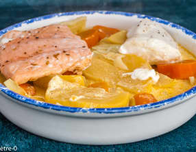 Poissons au légumes d’hiver, type potée