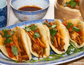 Pan Bao à l'effilochée de porc