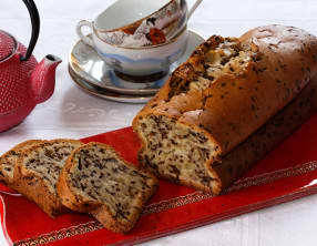 Cake tigré au chocolat et mascarpone