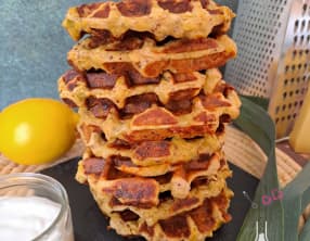 Gaufres aux poireaux