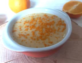 Crème dessert à l’orange