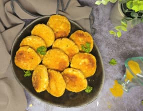 Galettes de patates douces aux épices