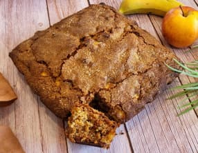 Bananabread à la pomme