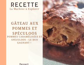 Gâteau aux pommes et spéculoos