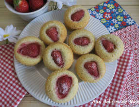 Financiers fraise de Christophe Felder