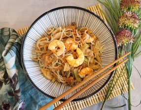 Nouilles konjac crémeuse sauce cacahuète