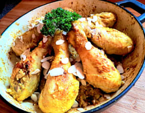 Riz Biryani et pilons de poulet