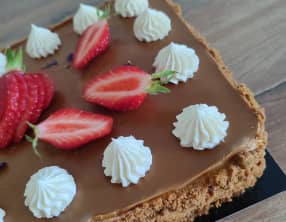 Cheesecake spéculoos fraise