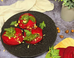 Ravioles de betterave au chèvre