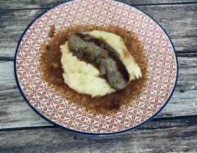 Bangers and mash comme au Royaume-Uni